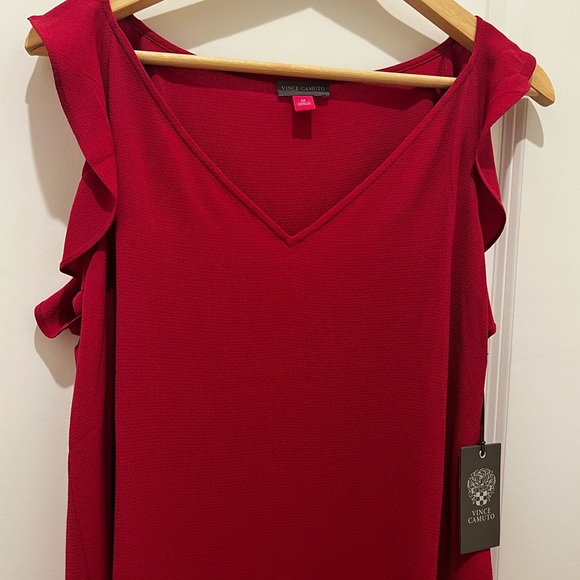 Vince camuto sleeveless top blouse size Medium new with tags - Picture 3 of 5